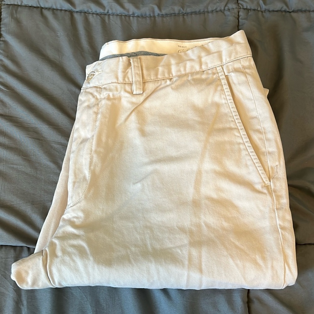 Polo Flat Front Chinos Light Khaki Size 34